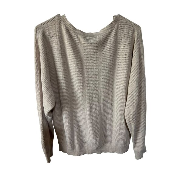 Barefoot Dreams CozyChic Ultra Lite Beige Sweater S - Picture 3 of 7